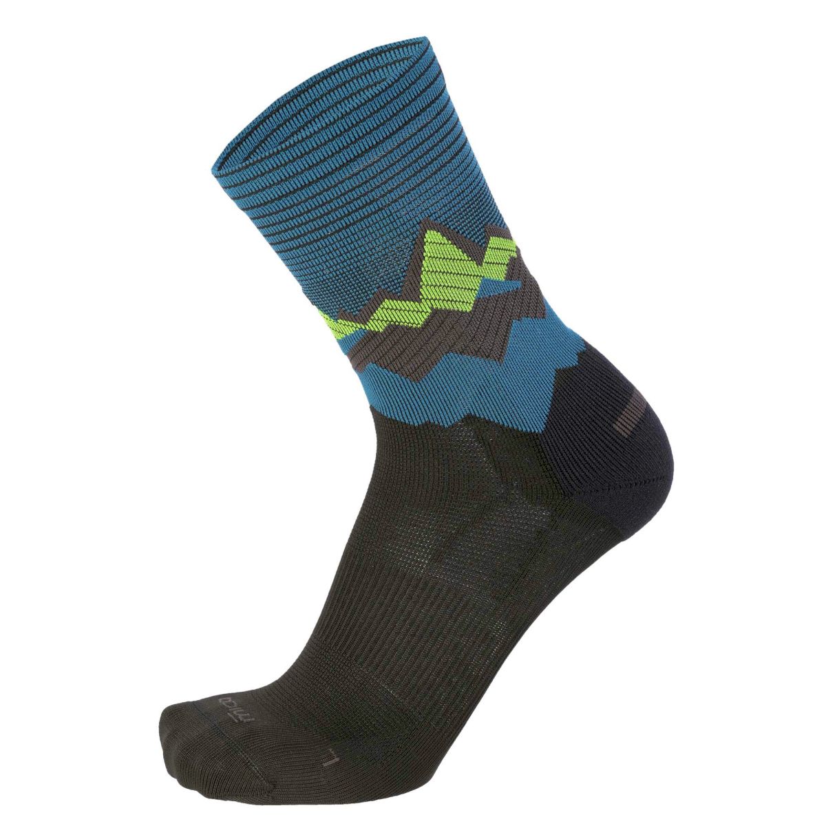 Mico LIGHT W. EXTRA DRY LIGHT HIKE CREW SOCK, NERO/OTTANIO, S – obrázek 1
