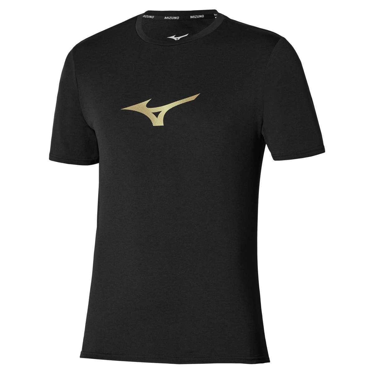 Mizuno Core Runbird Short Sleeve Tee / Black / L – obrázek 1