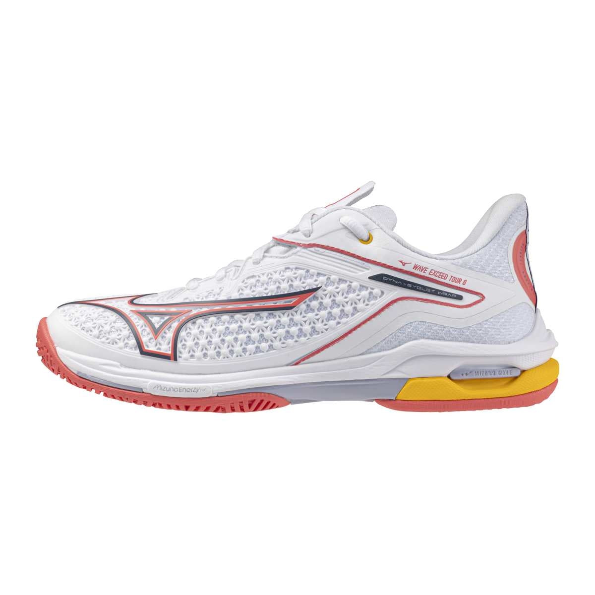 Mizuno WAVE EXCEED TOUR 6 AC(W) / White/Calypso Coral/Icelandic / 38.0/5.0 – obrázek 1