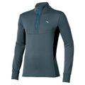 Mizuno Active Warmalite Half Zip Long Sleeve Top / Dark Slate / L – obrázek 1