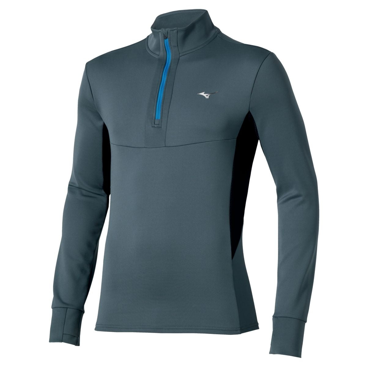 Mizuno Active Warmalite Half Zip Long Sleeve Top / Dark Slate / L – obrázek 1