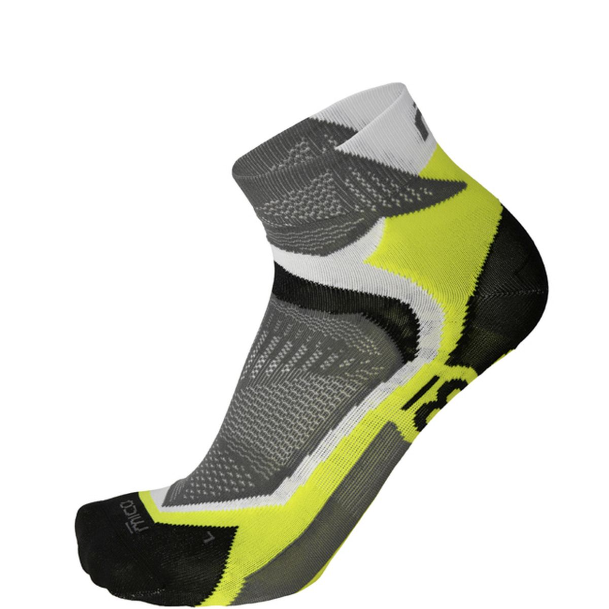 Mico X-LIGHT X-PERFORMANCE RUN ANKLE SOCKS, BCO GIALLO FLUO, L – obrázek 1