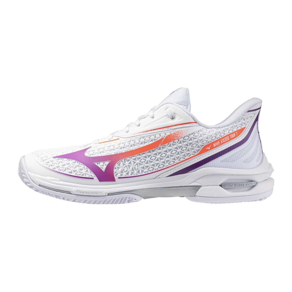 Mizuno WAVE EXCEED TOUR 7 CC / White/Dahlia/Lava Orange / 36.5/4.0 – obrázek 1