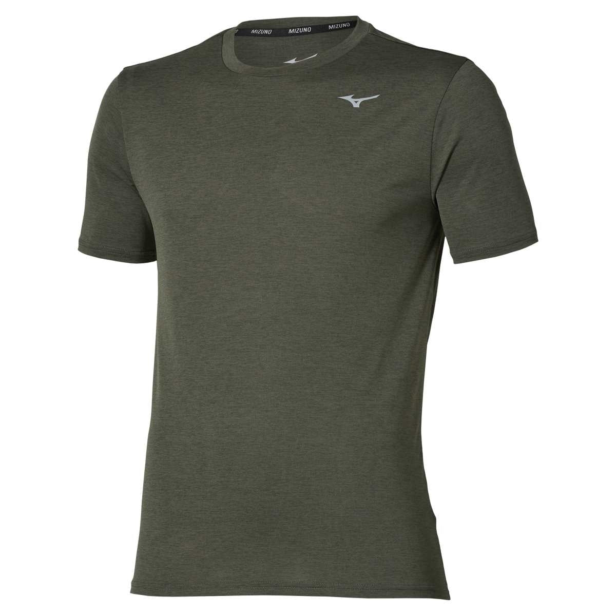 Mizuno Core Run Short Sleeve Tee / Forest Night / L – obrázek 1