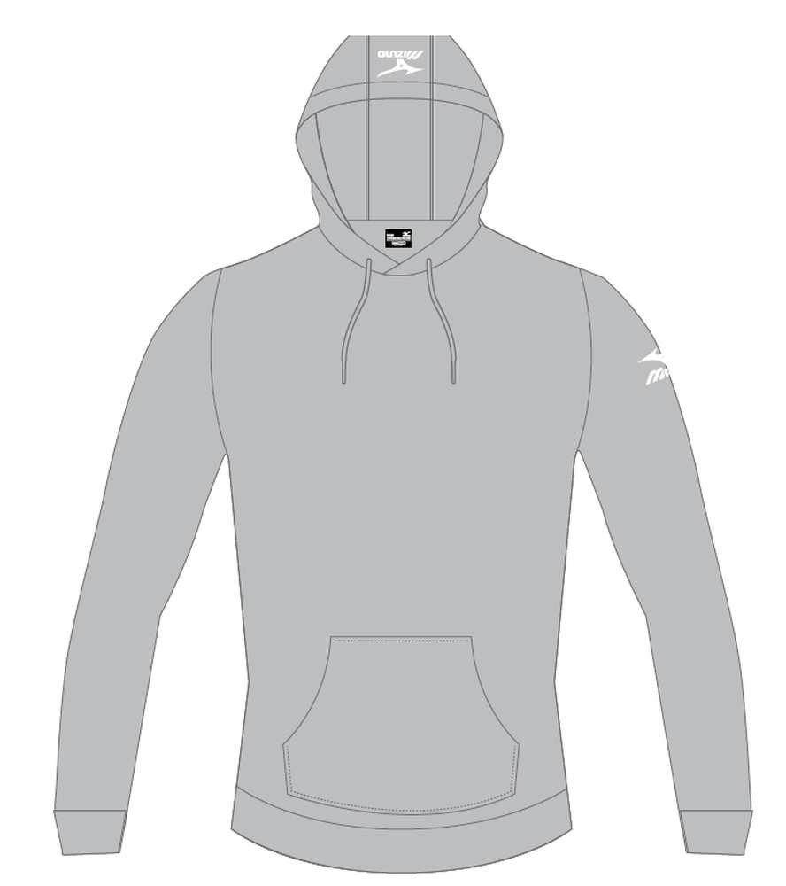 Mizuno Takeshi Hoodie(M) /  Grey / XXL – obrázek 1
