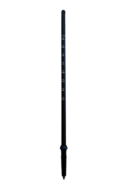 Leki Lower segment | 90 - 125cm Vario | 12mm | black elox, eloxal black, 95 - 125 cm – obrázek 1