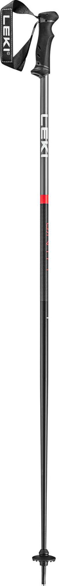 Leki QNTM, black-light anthracite-bright red, 110 cm – obrázek 1