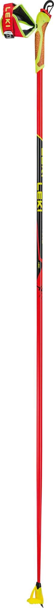 Leki HRC team, bright red-neonyellow-black, 160 – obrázek 1