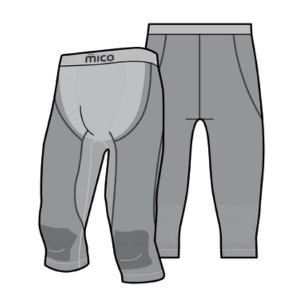 Mico CALZAMAGLIA 3/4 MAN ODOR ZERO XT2, GRIGIO, III – obrázek 1