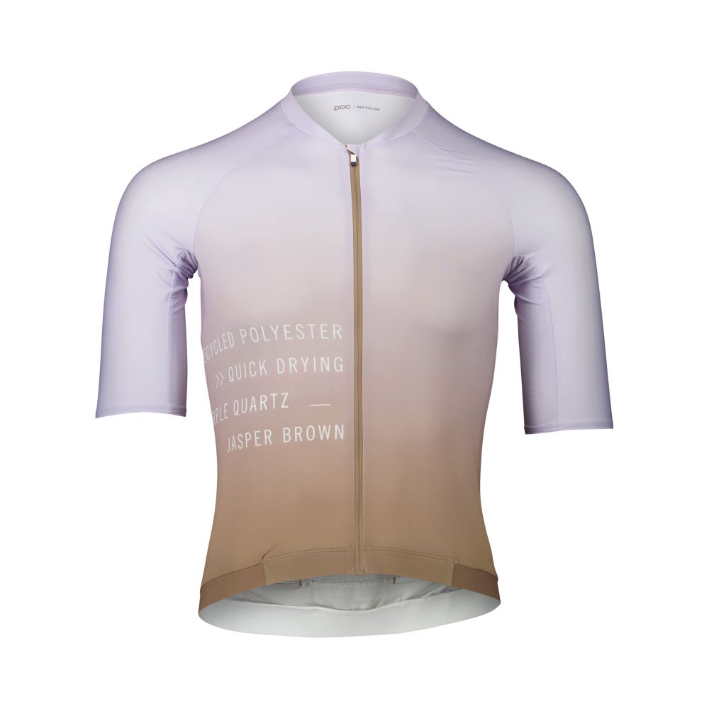 Poc M's Pristine Print Jersey Gradient Jasper Brown/Purple Quartz XLG – obrázek 1