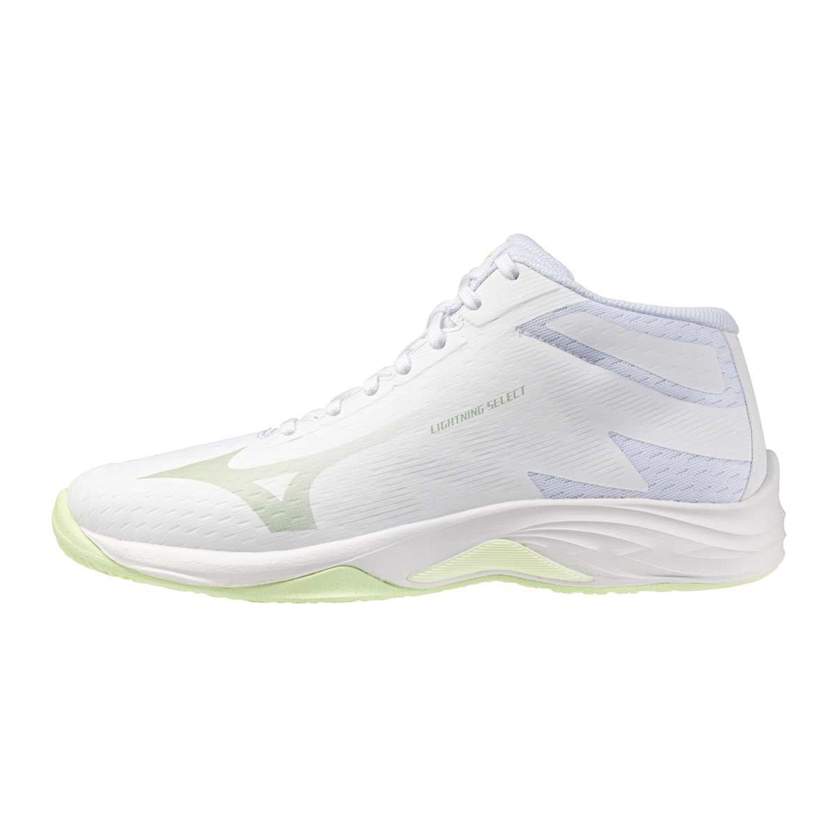 Mizuno LIGHTNING SELECT MID / White/Aqua Gray/Ambrosia / 37.0/4.5 – obrázek 1