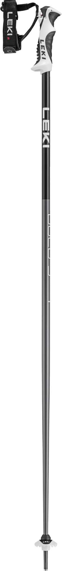 Leki Bold S, dark anthracite-black-white, 110 cm – obrázek 1