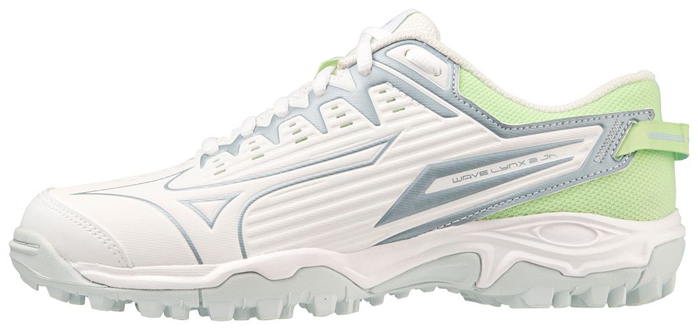 Mizuno WAVE LYNX 2 Jr. / Whte/GRidge/PatinaGreen / 32.5/1.0 – obrázek 1