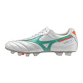 Mizuno MORELIA II JAPAN FG / White/Arcadia/Lava Orange / 39.0/6.0 – obrázek 1