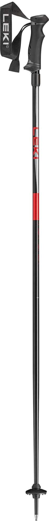 Leki Hot Shot, anodized black-eloxal grau-eloxal rot, 110 cm – obrázek 1
