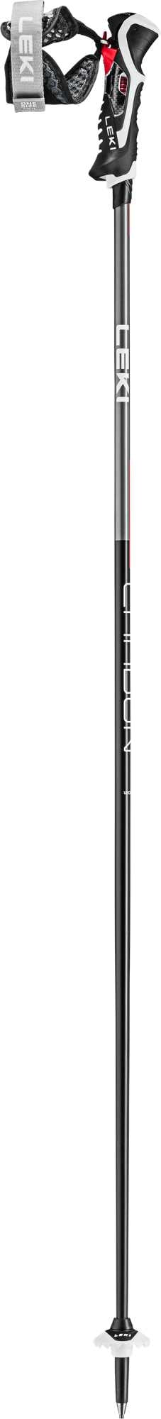 Leki Carbon 14 3D, black-dark anthracite-bright red, 110 cm – obrázek 1