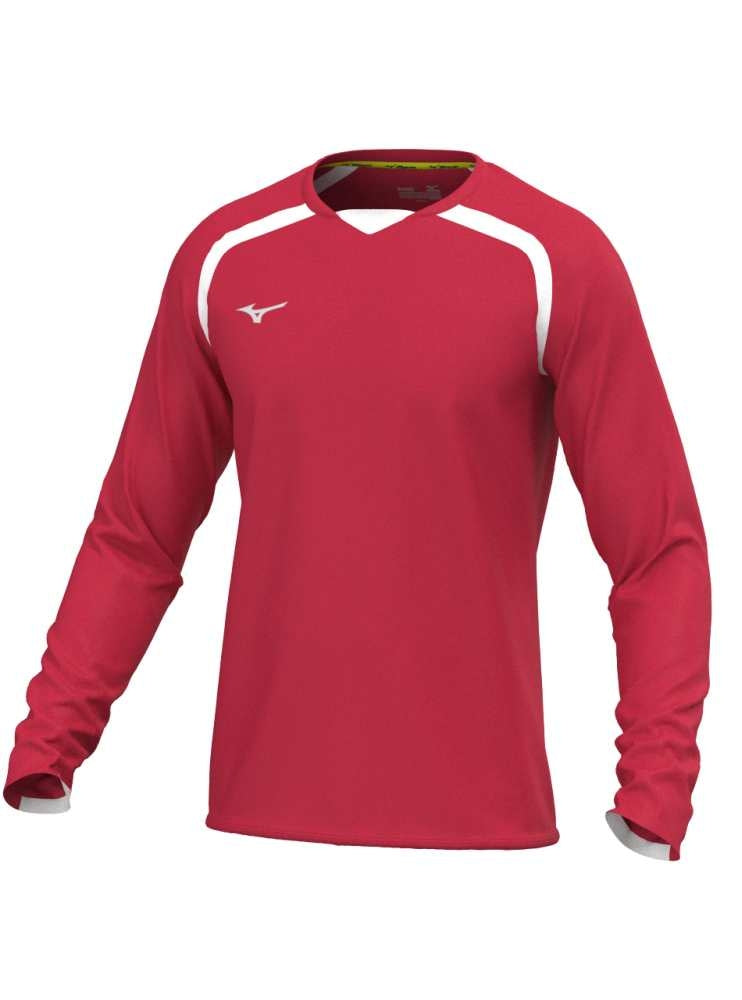 Mizuno MZNRB LS Shirt  / Red / S – obrázek 1