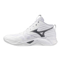 Mizuno WAVE MOMENTUM PRO MID / White/Metallic Gray/Black / 48.5/13.0 – obrázek 1