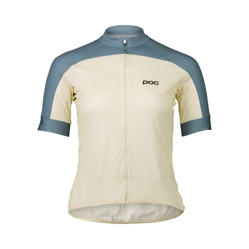 Poc W's Essential Road Logo Jersey Okenite Off-White/Calcite Blue XSM – obrázek 1