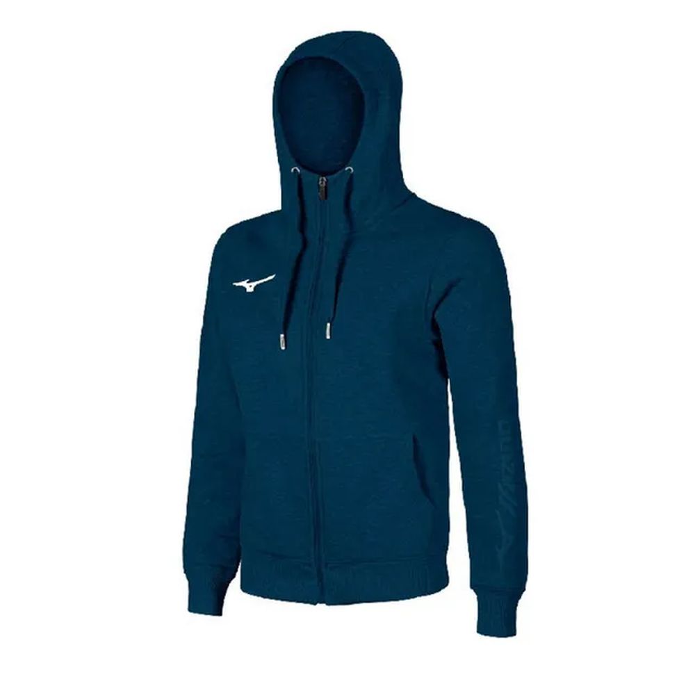 Mizuno Sweat FZ Hoodie/Navy/4XL – obrázek 1