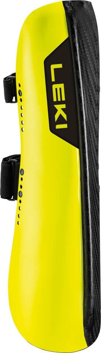 Leki Shin Guard Railroad Race Short Wide, neonyellow-black, 43 cm – obrázek 1