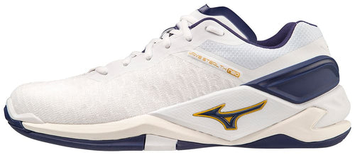 Mizuno WAVE STEALTH NEO / White/BRibbon/MP Gold / 51.0/15.0 – obrázek 1