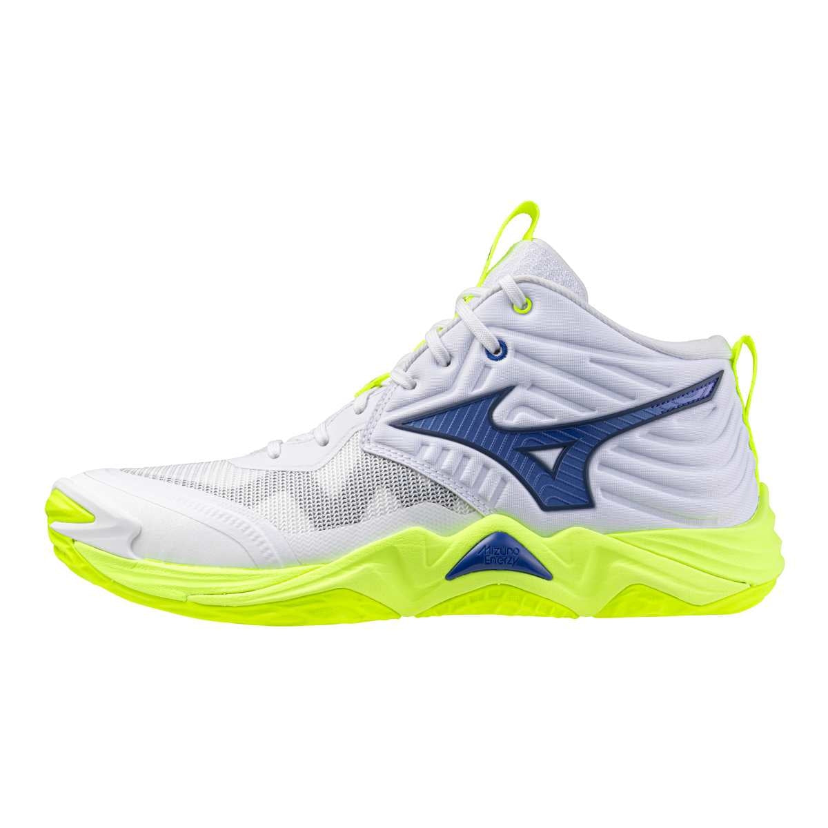 Mizuno WAVE MOMENTUM ELITE MID(U) / White/Lightning Yellow/Dazzlin / 50.0/14.0 – obrázek 1