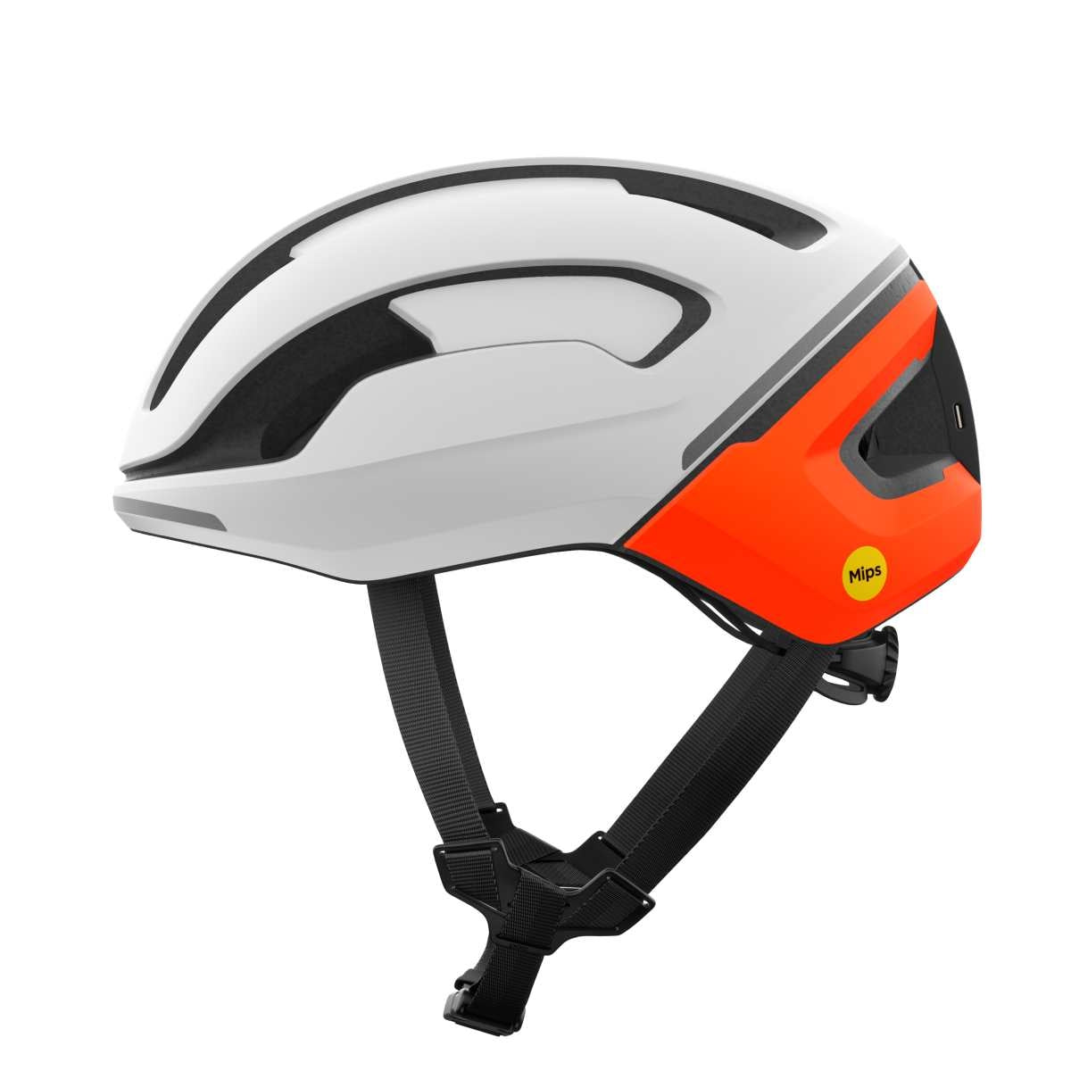 Poc Omne Beacon MIPS Hydrogen White/Fluorescent Orange Matt MED – obrázek 1