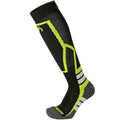 Mico CALZA SKI KIDS WARM CONTROL MEDIUM W., NERO GIALLO FLUO, XS – obrázek 1