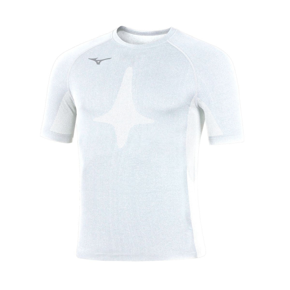 Funkční tričko Mizuno Short Sleeve Underwear Off White – obrázek 1