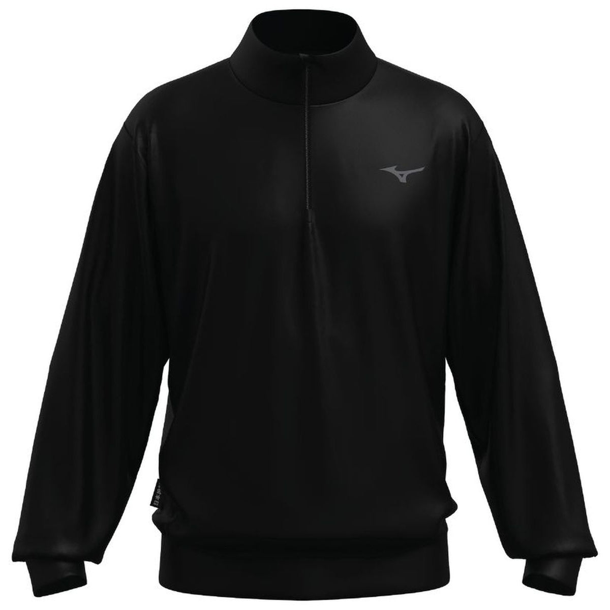 Mizuno Athleticwear 1/4 Zip Top / Black / L – obrázek 1