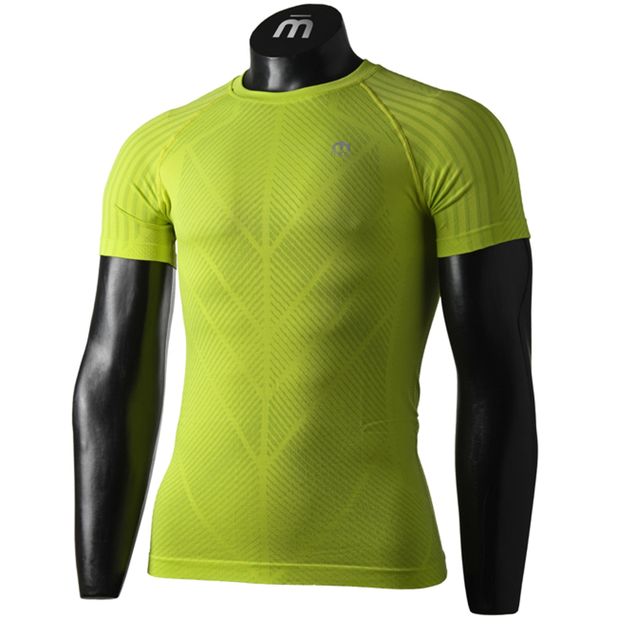 Mico MAN HALF SLEEVES R/NECK SHIRT SKINTECH, GIALLO, II – obrázek 1