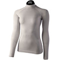 Mico WMN L/SLVS  MOCK NECK SHIRT ODORZERO, SILVER, I – obrázek 1