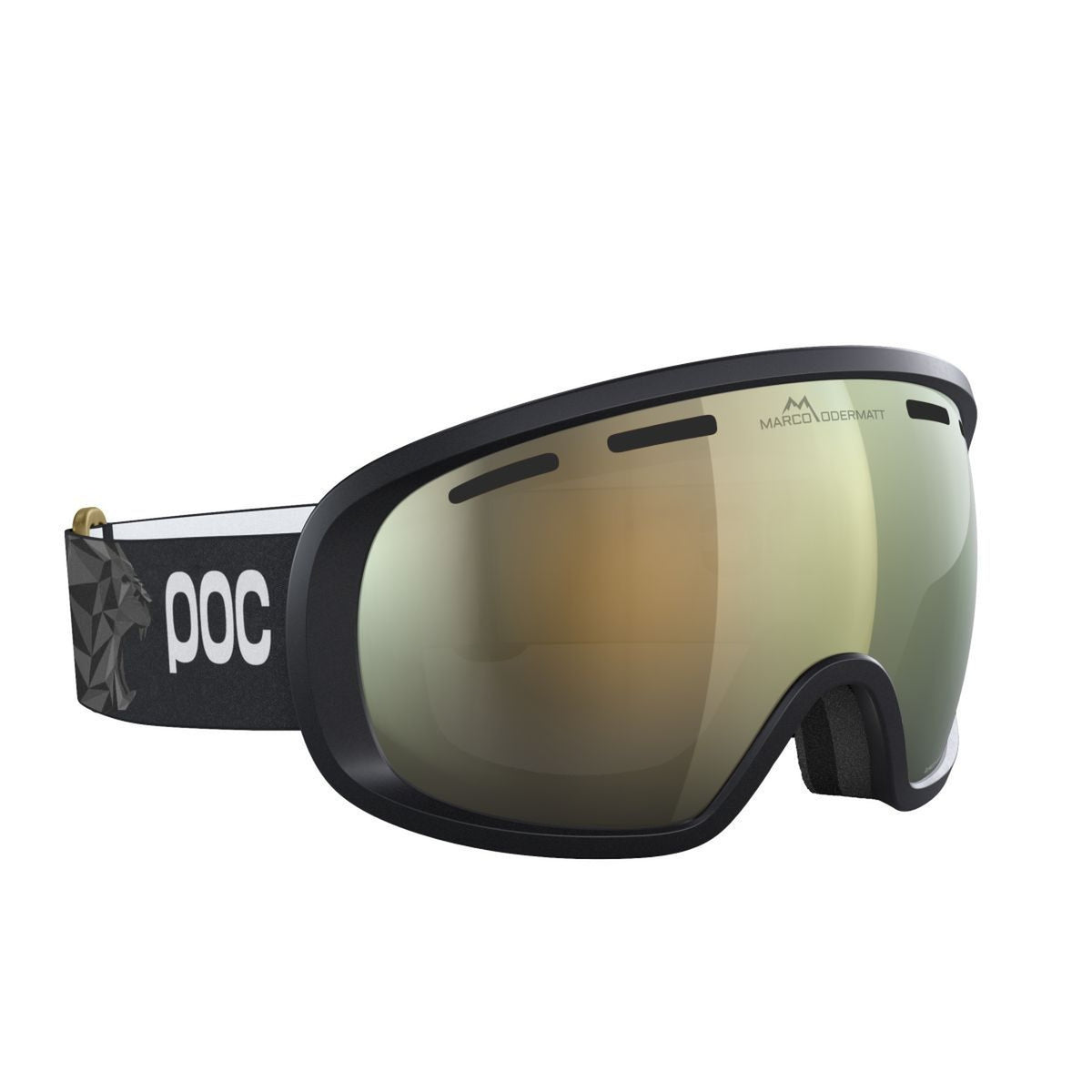 Poc Fovea Marco Odermatt Ed. Uranium Black/Podium Gold/Sunny Gold ONE – obrázek 2