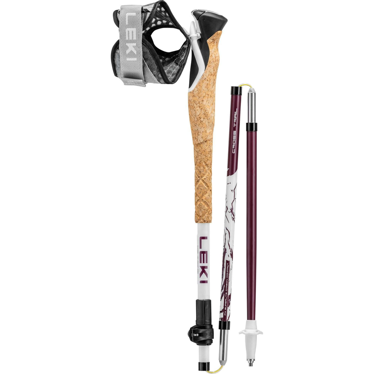 Leki Cross Trail FX Superlite, white-envy-black, 110 - 130 cm – obrázek 10