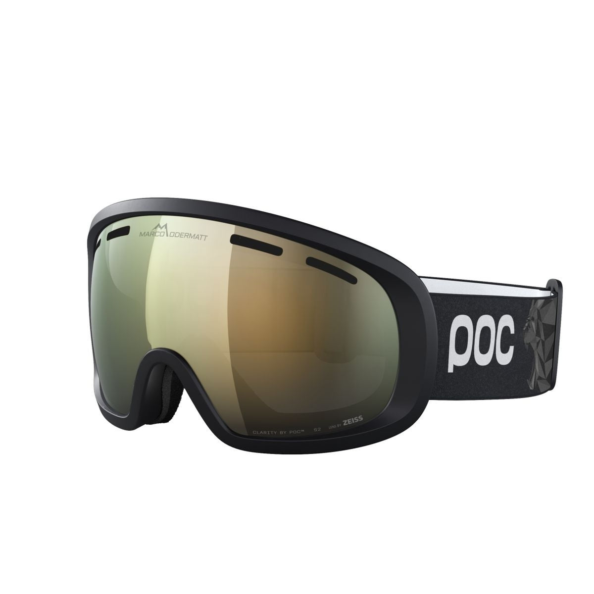 Poc Fovea Mid Marco Odermatt Ed. Uranium Black/Podium Gold/Sunny Gold ONE – obrázek 4