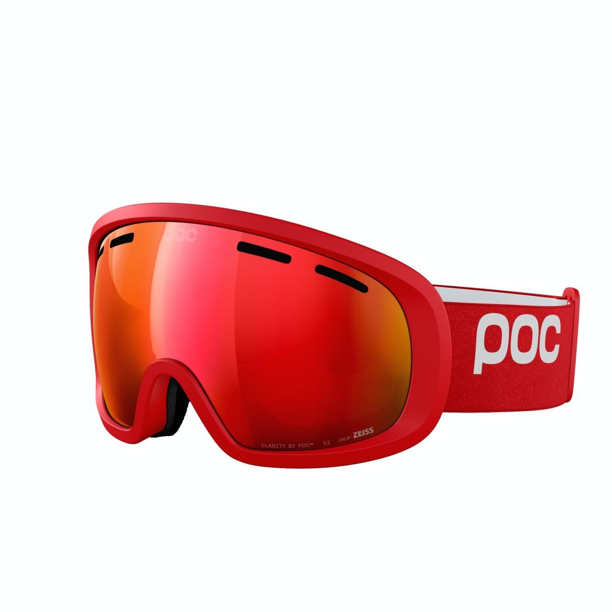 Poc Fovea Mid Prismane Red/Partly Sunny Red ONE – obrázek 4