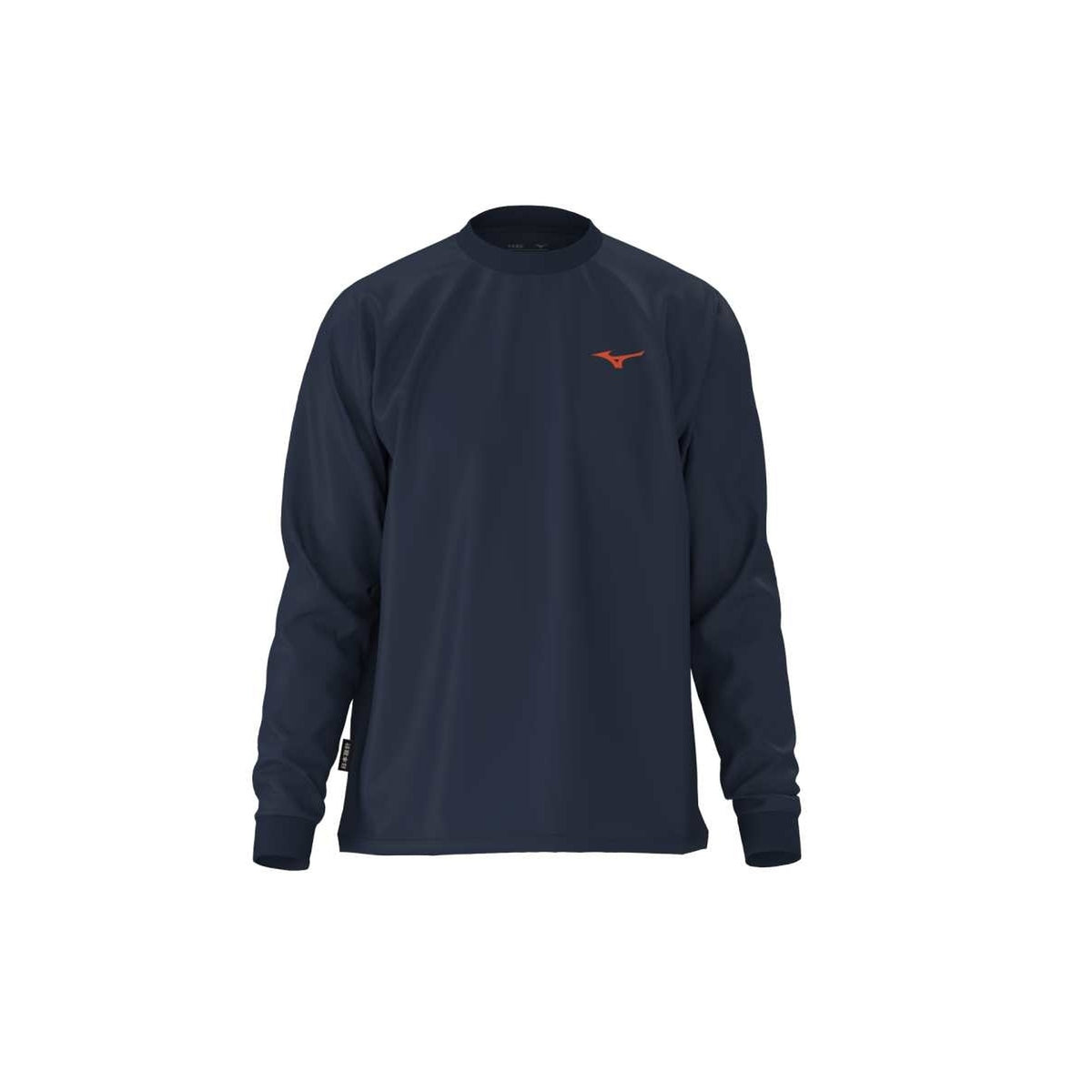 Mizuno Athleticwear New Wave Long Sleeve Tee Shirt / Dress Blues / L – obrázek 1