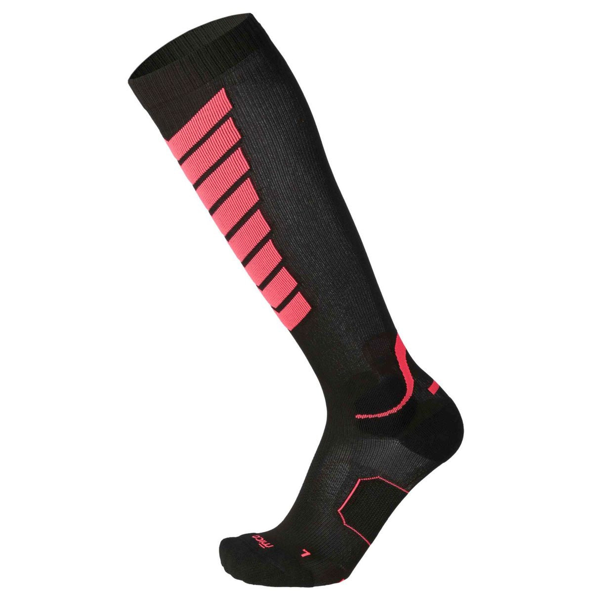 Mico LIGHT W. COMPR OXI-JET SKI TOUR SOCKS, NERO/POP STAR, S – obrázek 1