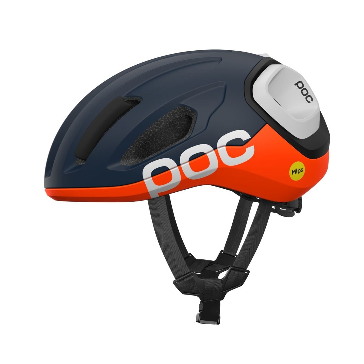 Poc Amidal Apatite Navy Matt/Fluo.Orange Matt/Hydrogen White Matt SML – obrázek 1