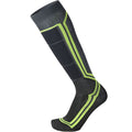 Mico CALZA SKI LIGHT W. ODOR ZERO X-STATIC, ANTRACITE/GIALLO FLUO, M – obrázek 1