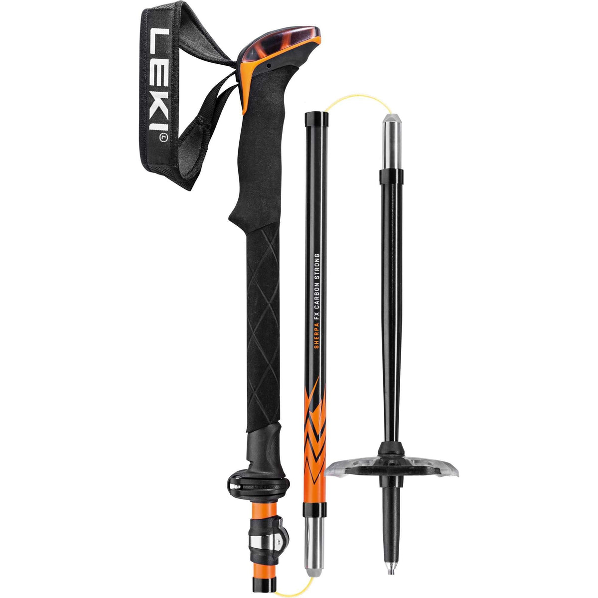 Leki Sherpa FX Carbon Strong, orange-denimblue, 120 - 140 – obrázek 2
