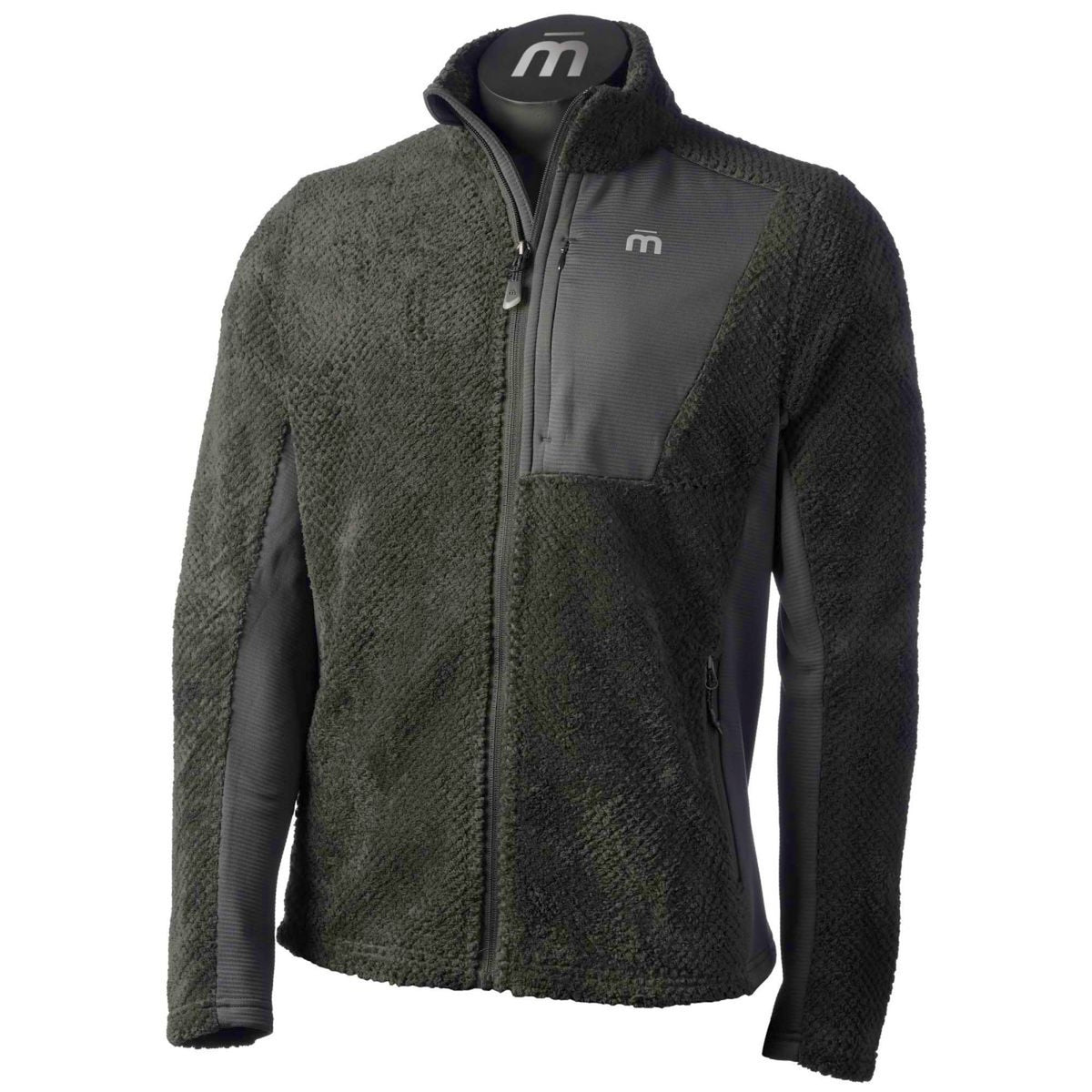 Mico MAN HALF NECK F/ZIP SHIRT SUPER THERMO, NERO, L – obrázek 1