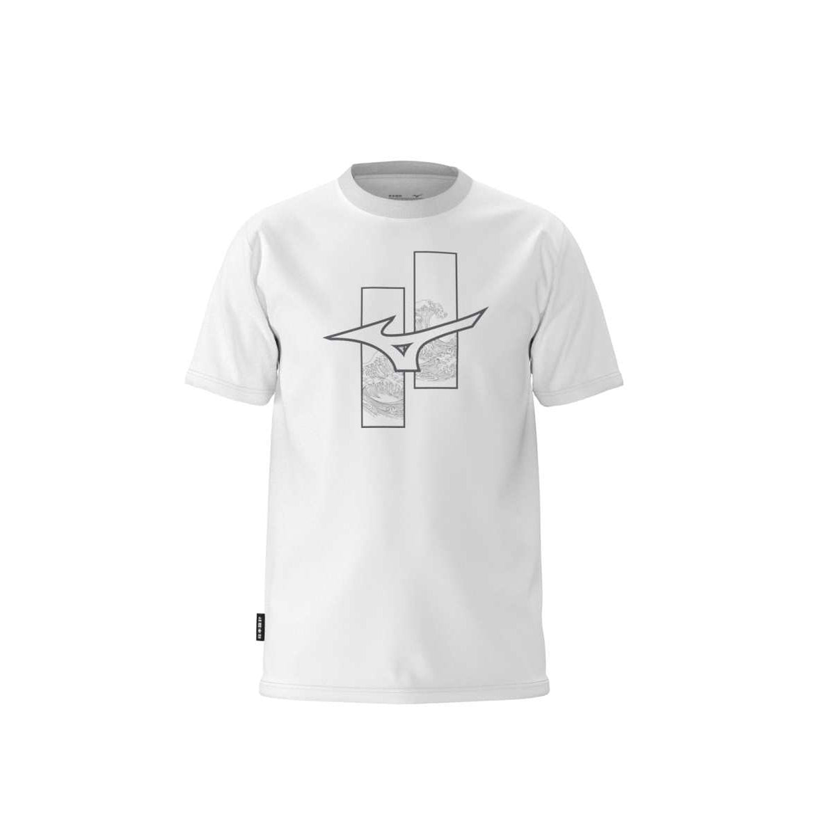 Mizuno Athleticwear RB Tee Shirt / White / S – obrázek 1