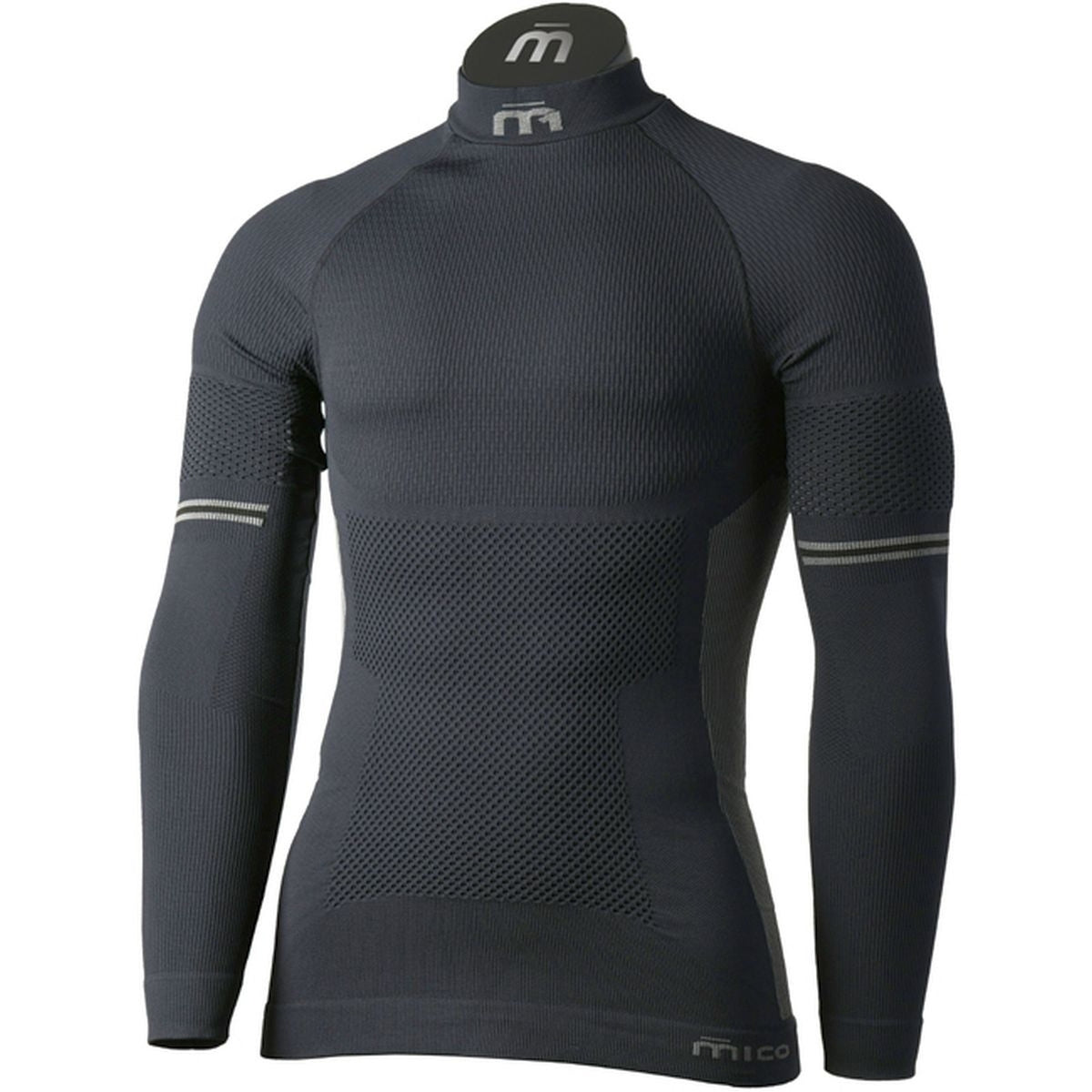 Mico MAGLIA LUPETTO M/L MAN M1 SKINTECH, NERO, I – obrázek 1