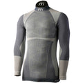 Mico MAN L/SLVS MOCK NECK SHIRT WARM CONTROL, GRIGIO, IV – obrázek 1