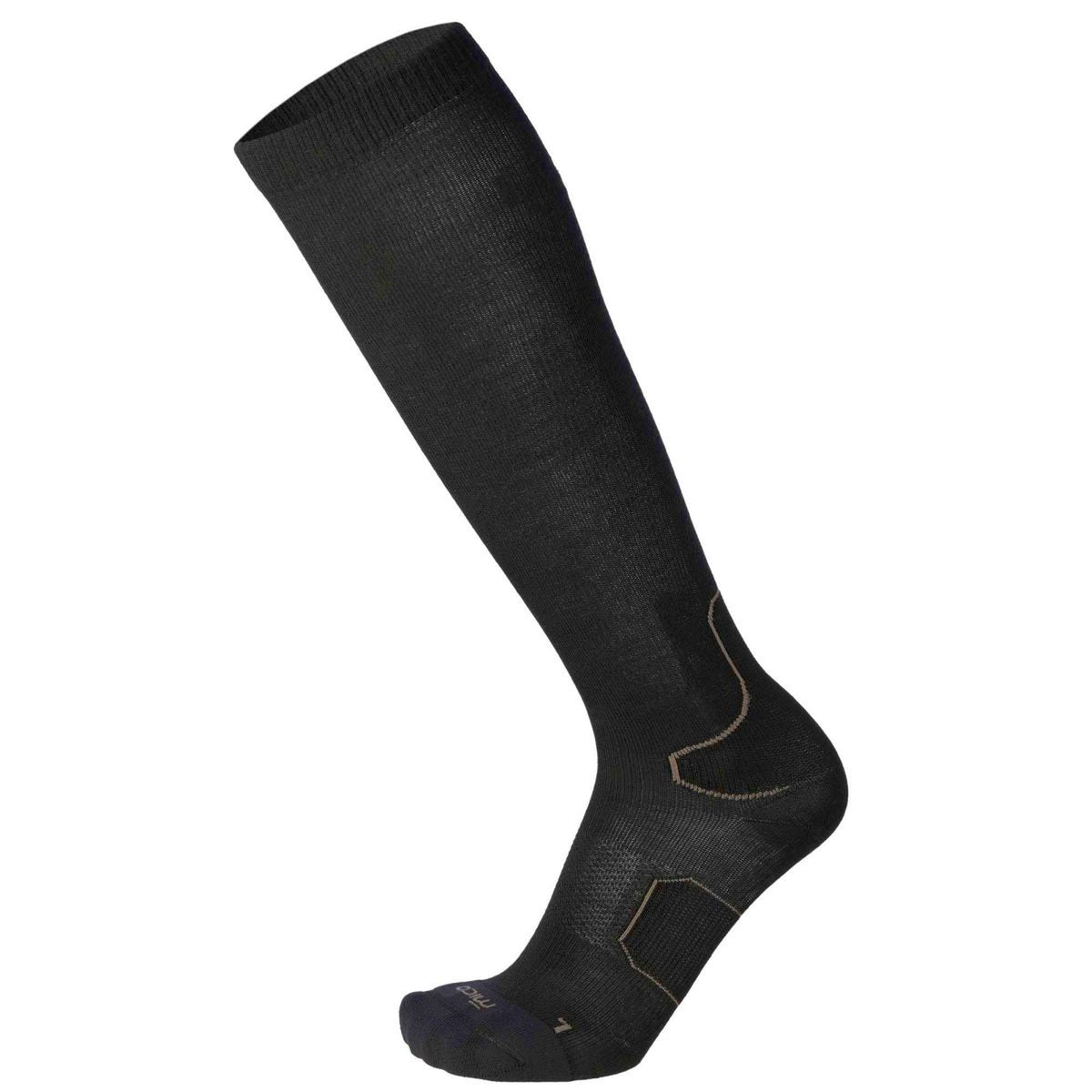 Mico CALZA SKI OXY-JET COMPR. MERINO LIGHT W., NERO, L – obrázek 1