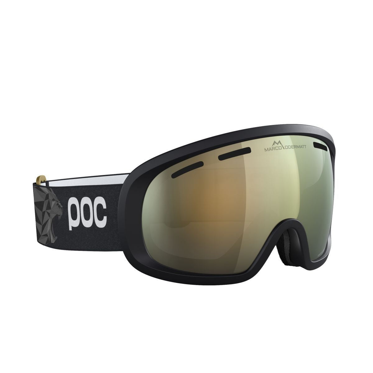 Poc Fovea Mid Marco Odermatt Ed. Uranium Black/Podium Gold/Sunny Gold ONE – obrázek 2
