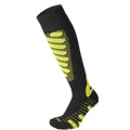 Mico SUPERTHERMO PRIMALOFT KIDS SKI SOCKS, NERO GIALLO FLUO, XS – obrázek 1
