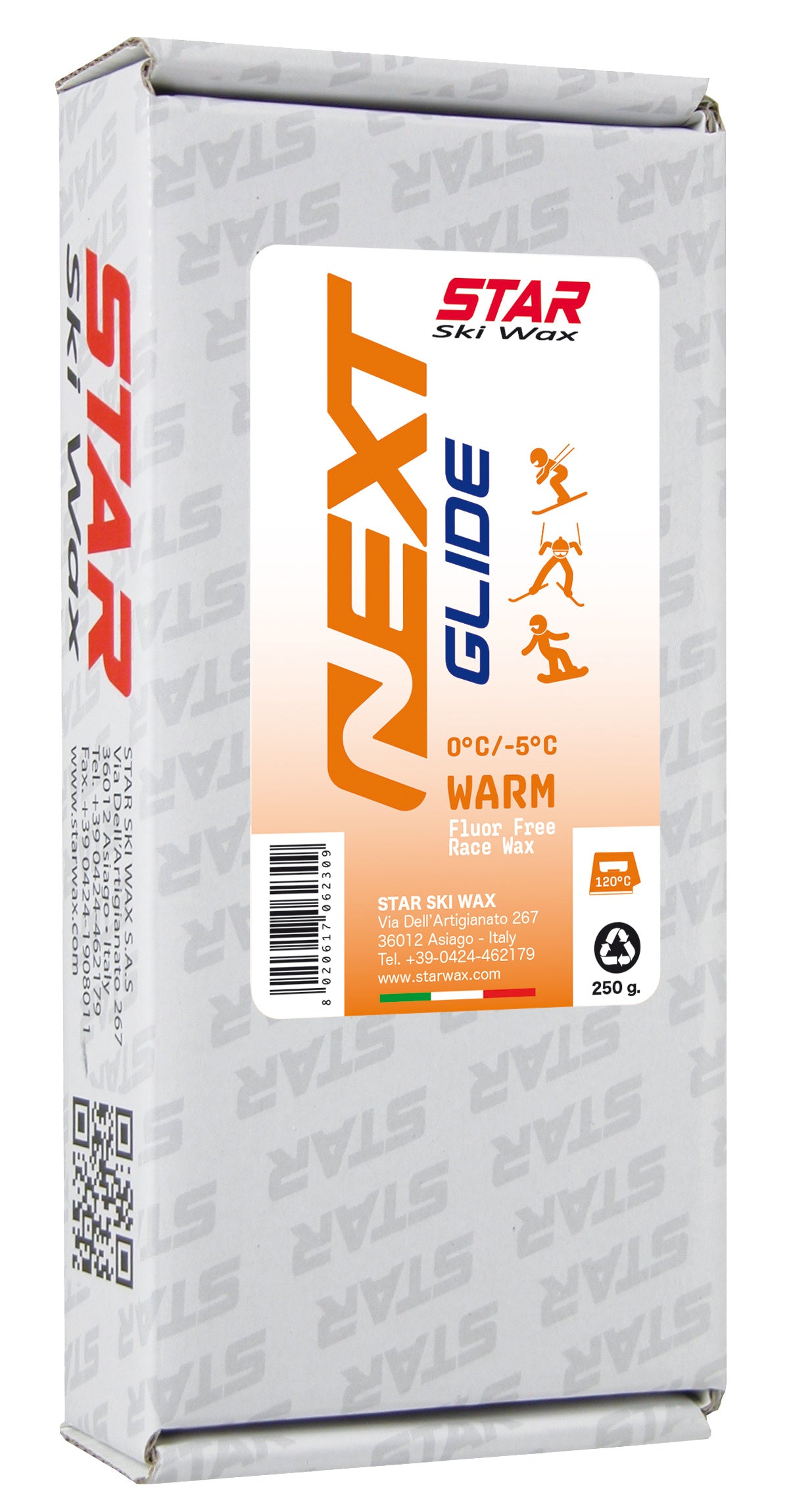 Star Ski Wax Next Glide Wax warm 250g
